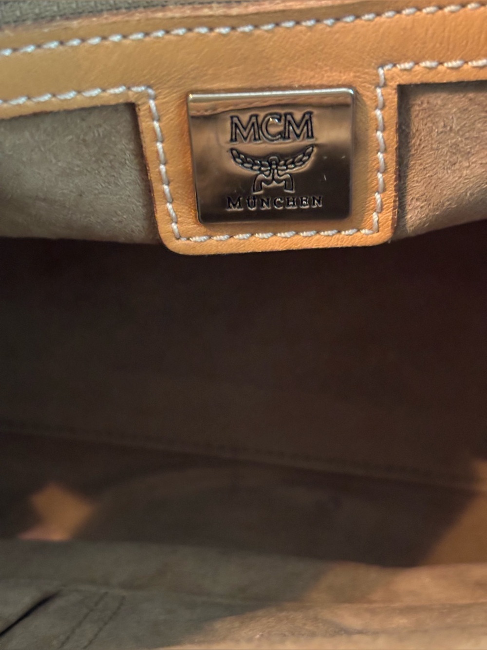 Authentic Vintage MCM Visetos Boston Bag Satchel – Limited Edition Cream & Pink - Picture 12 of 13